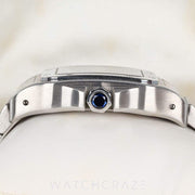 CARTIER SANTOS 100 XL AUTOMATIC STAINLESS STEEL WHITE DIAL W20073X8