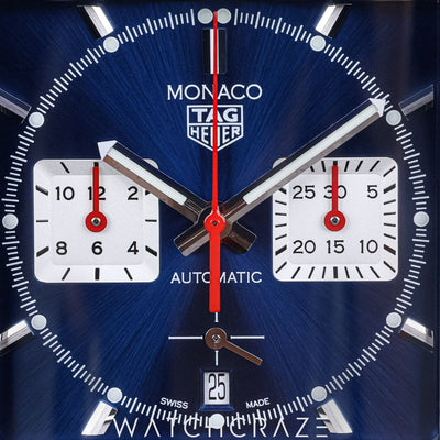 2020 TAG HEUER MONACO CHRONOGRAPH BLUE DIAL SQUARE CASE 39MM CBL2111.FC6453