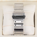 CARTIER SANTOS 100 XL AUTOMATIC STAINLESS STEEL WHITE DIAL W20073X8