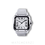 2023 CARTIER SANTOS DE CARTIER MEDIUM WHITE DIAL WSSA0029