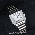 2023 CARTIER SANTOS DE CARTIER MEDIUM WHITE DIAL WSSA0029