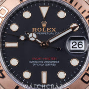 2020 ROLEX YACHT MASTER 37MM BLACK DIAL 268621