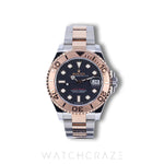 2020 ROLEX YACHT MASTER 37MM BLACK DIAL 268621