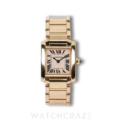 CARTIER TANK FRANCAISE YELLOW GOLD W50003N2