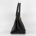2016 HERMES BIRKIN 30 BLACK GOLD HARDWARE