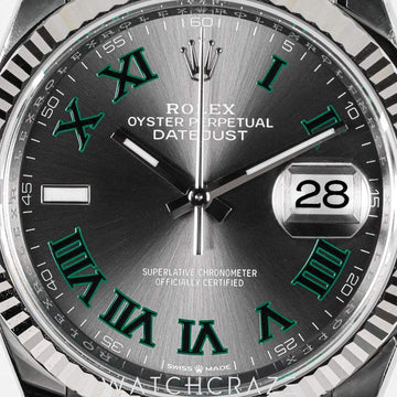 2025 ROLEX DATEJUST WIMBLEDON 36MM 126234