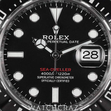 2021 ROLEX SEA-DWELLER BLACK DIAL 43MM 126600