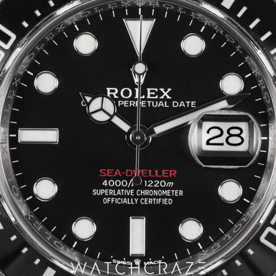 2021 ROLEX SEA-DWELLER BLACK DIAL 43MM 126600