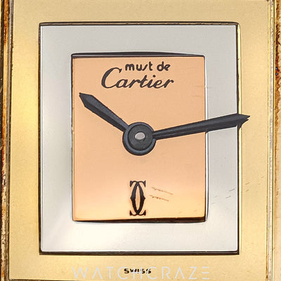 CARTIER TANK MUST GOLD PLATING 366001