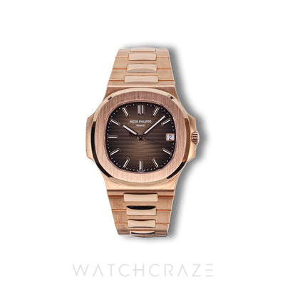 2020 PATEK PHILIPPE NAUTILUS ROSE GOLD 40MM 5711/1R-001