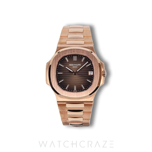 2020 PATEK PHILIPPE NAUTILUS ROSE GOLD 40MM 5711/1R-001