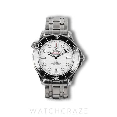 2021 OMEGA SEAMASTER 300M WHITE DIAL 42MM 210.30.42.20.04.001