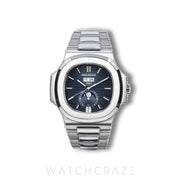 2024 PATEK PHILIPPE NAUTILUS ANNUAL CALENDAR MOON PHASE 5726/1A STAINLESS STEEL