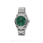 2024 ROLEX OYSTER PERPETUAL GREEN DIAL 31MM 277200