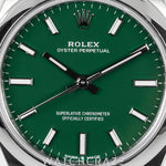 2024 ROLEX OYSTER PERPETUAL GREEN DIAL 31MM 277200