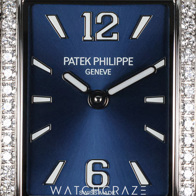 2021 PATEK PHILIPPE TWENTY 4 STAINLESS STEEL BLUE DIAL 4910/1200A-001