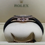 2023 ROLEX YACHT-MASTER ROSE GOLD OYSTERFLEX 40MM 126655