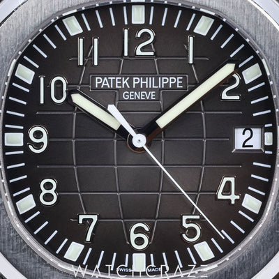 2010 PATEK PHILIPPE AQUANAUT BLACK DATE 40MM 5167/1A