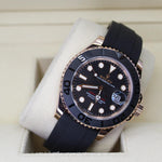 2023 ROLEX YACHT-MASTER ROSE GOLD OYSTERFLEX 40MM 126655