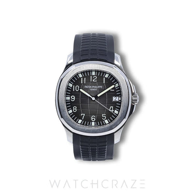 2008 PATEK PHILIPPE AQUANAUT BLACK DATE 40MM 5167A-001