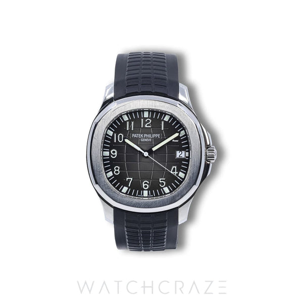 2008 PATEK PHILIPPE AQUANAUT BLACK DATE 40MM 5167A-001