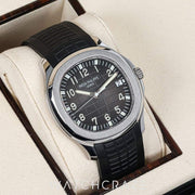 2010 PATEK PHILIPPE AQUANAUT BLACK DATE 40MM 5167/1A