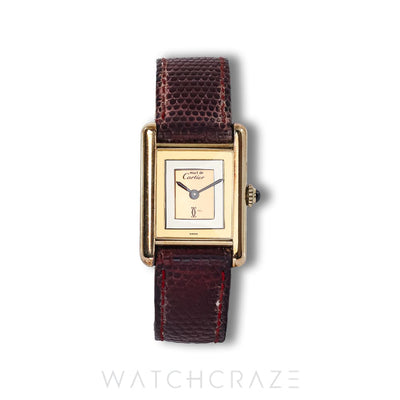 CARTIER TANK MUST GOLD PLATING 366001