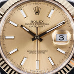 2025 ROLEX DATEJUST TWO TONE GOLD AND STEEL CHAMPAGNE DIAL 41MM 126333