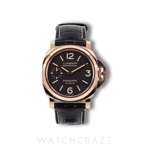 2020 PANERAI LUMINOR MARINA 8 DAYS ROSE GOLD 44MM PAM00511
