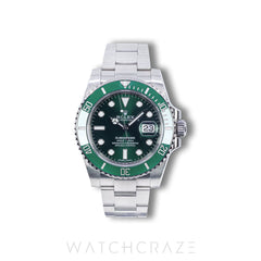 2019 ROLEX SUBMARINER DATE GREEN DIAL 'HULK' 40MM 116610LV