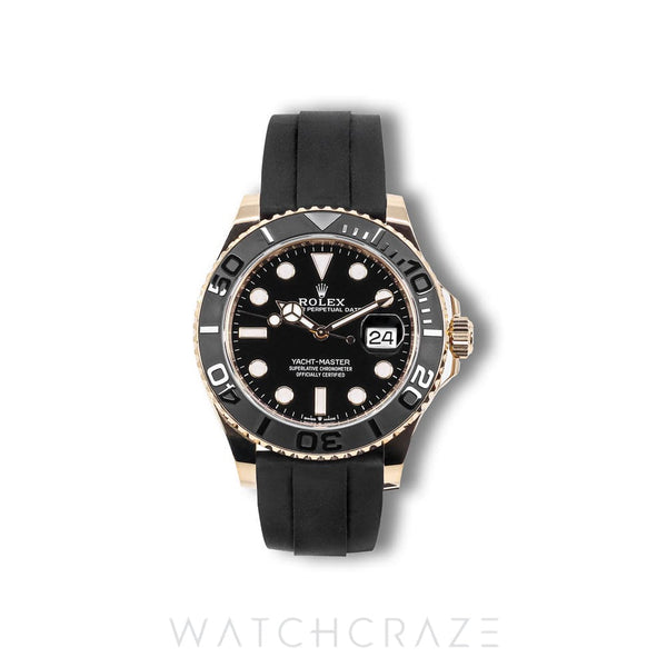2022 ROLEX YACHT-MASTER YELLOW GOLD OYSTERFLEX 42MM 226658