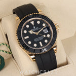2022 ROLEX YACHT-MASTER YELLOW GOLD OYSTERFLEX 42MM 226658