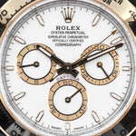 2025 ROLEX DAYTONA COSMOGRAPH TWO TONE YELLOW GOLD AND STEEL WHITE DIAL 40MM 126503