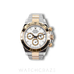 2025 ROLEX DAYTONA COSMOGRAPH TWO TONE YELLOW GOLD AND STEEL WHITE DIAL 40MM 126503