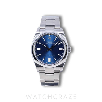 2025 ROLEX OYSTER PERPETUAL BLUE DIAL 36MM 126000