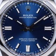 2025 ROLEX OYSTER PERPETUAL BLUE DIAL 36MM 126000