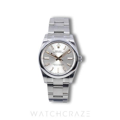 2025 ROLEX OYSTER PERPETUAL CHAMPAGNE DIAL 34MM 124200