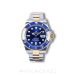 2023 ROLEX SUBMARINER DATE TWO TONE YELLOW GOLD AND STEEL BLUE DIAL 41MM 126613LB