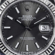 2019 ROLEX DATEJUST GREY DIAL 41MM 126334