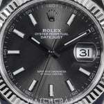 2019 ROLEX DATEJUST GREY DIAL 41MM 126334