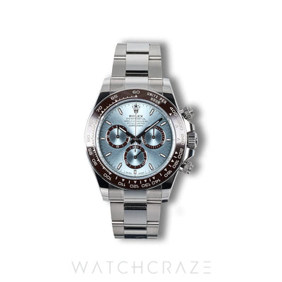 2025 ROLEX COSMOGRAPH DAYTONA PLATINUM ICE BLUE DIAL 40MM 126506