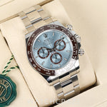 2025 ROLEX COSMOGRAPH DAYTONA PLATINUM ICE BLUE DIAL 40MM 126506