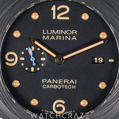 2019 PANERAI LUMINOR 1950 3 DAYS AUTOMATIC CARBOTECH 44MM PAM00661