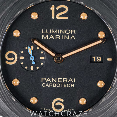2019 PANERAI LUMINOR 1950 3 DAYS AUTOMATIC CARBOTECH 44MM PAM00661
