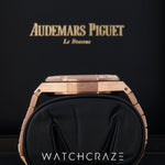 2017 AUDEMARS PIGUET ROYAL OAK ROSE GOLD CHOCOLATE DIAL 41MM 26331OR.OO.D821CR.01