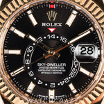 2021 ROLEX SKYDWELLER OYSTERFLEX BLACK DIAL 42MM 326238