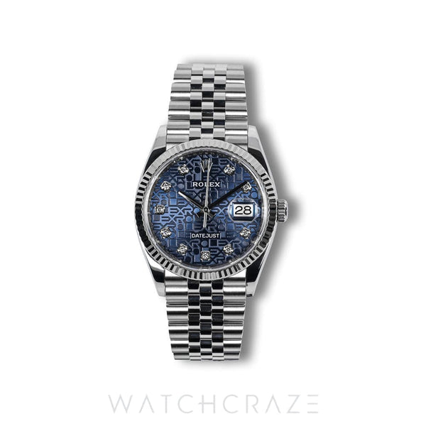 2020 ROLEX DATEJUST ANNIVERSARY DIAL BLUE DIAL 36MM 126234