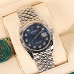 2020 ROLEX DATEJUST ANNIVERSARY DIAL BLUE DIAL 36MM 126234