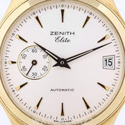 2006 ZENITH ELITE AUTOMATIC YELLOW GOLD 36MM 30.0040.680