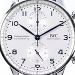 2022 IWC PORTPORTUGIESER CHRONOGRAPH WHITE DIAL GOLD MARKERS 41MM IW371605
